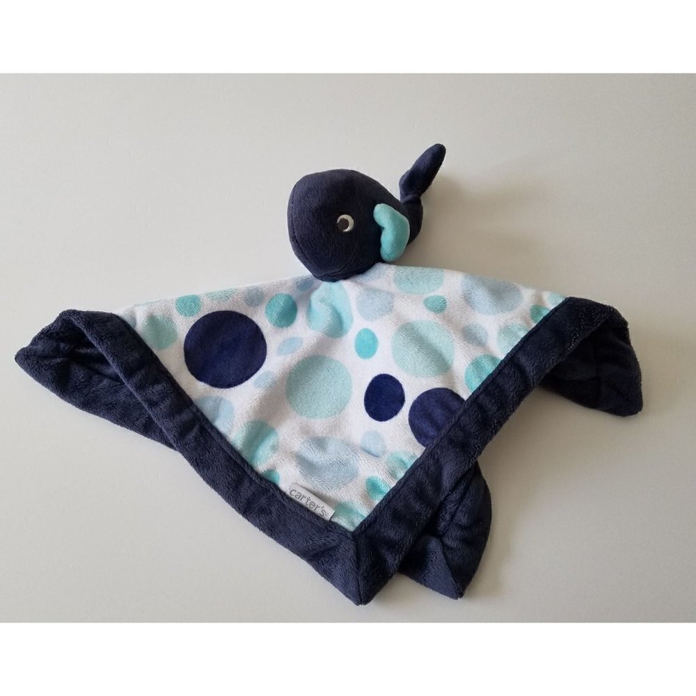 Carter's Whale Security Blanket Lovey - Picture 1 of 5